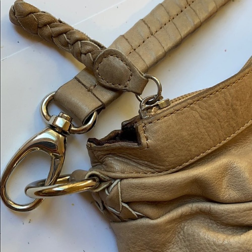 NWOT. Capoverso Leather Cross Body Bag 13.5”x8”x1”. - Picture 6 of 8